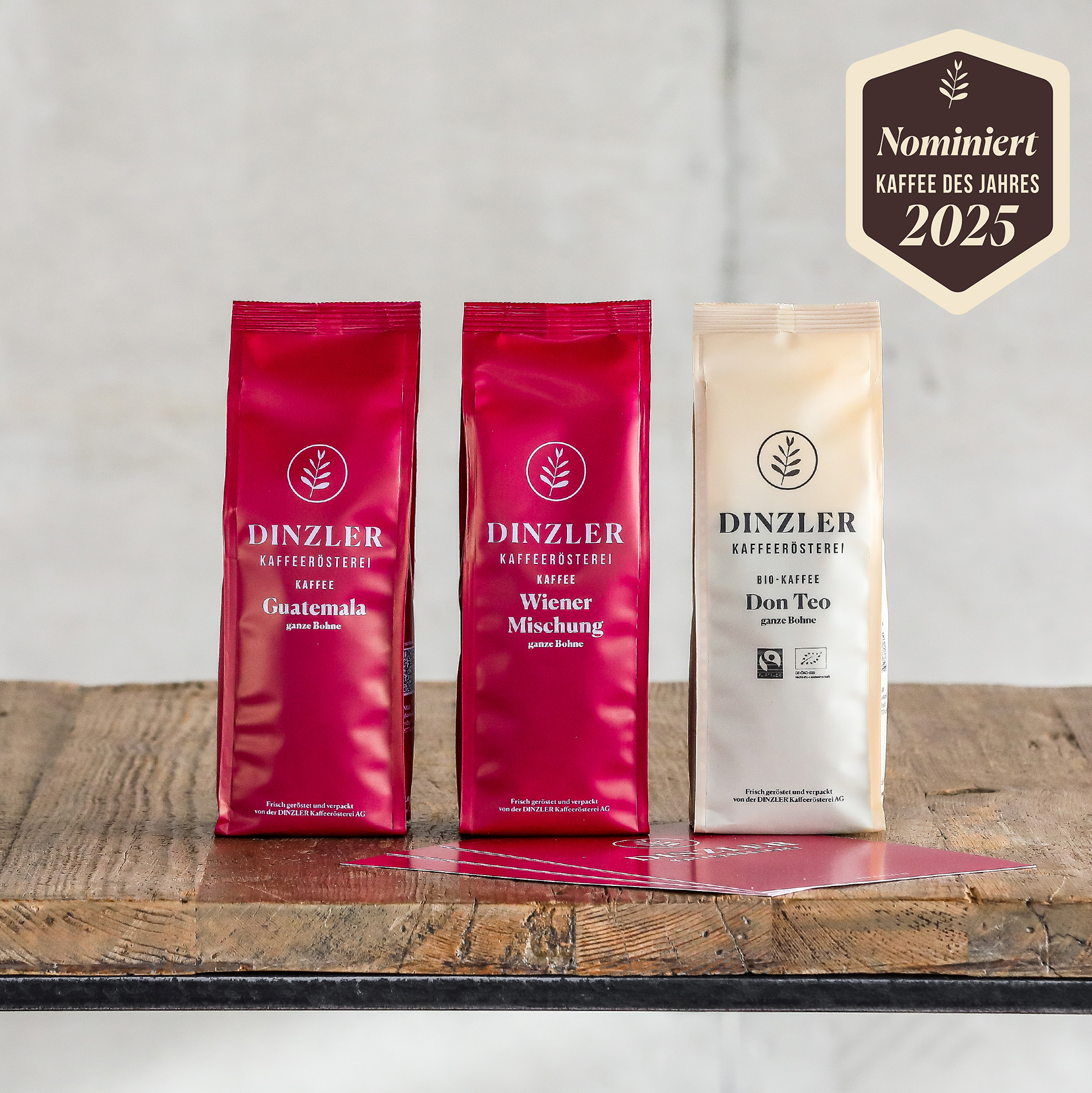 Testpaket DINZLER Kaffee des Jahres 2025| DINZLER Kaffeerösterei