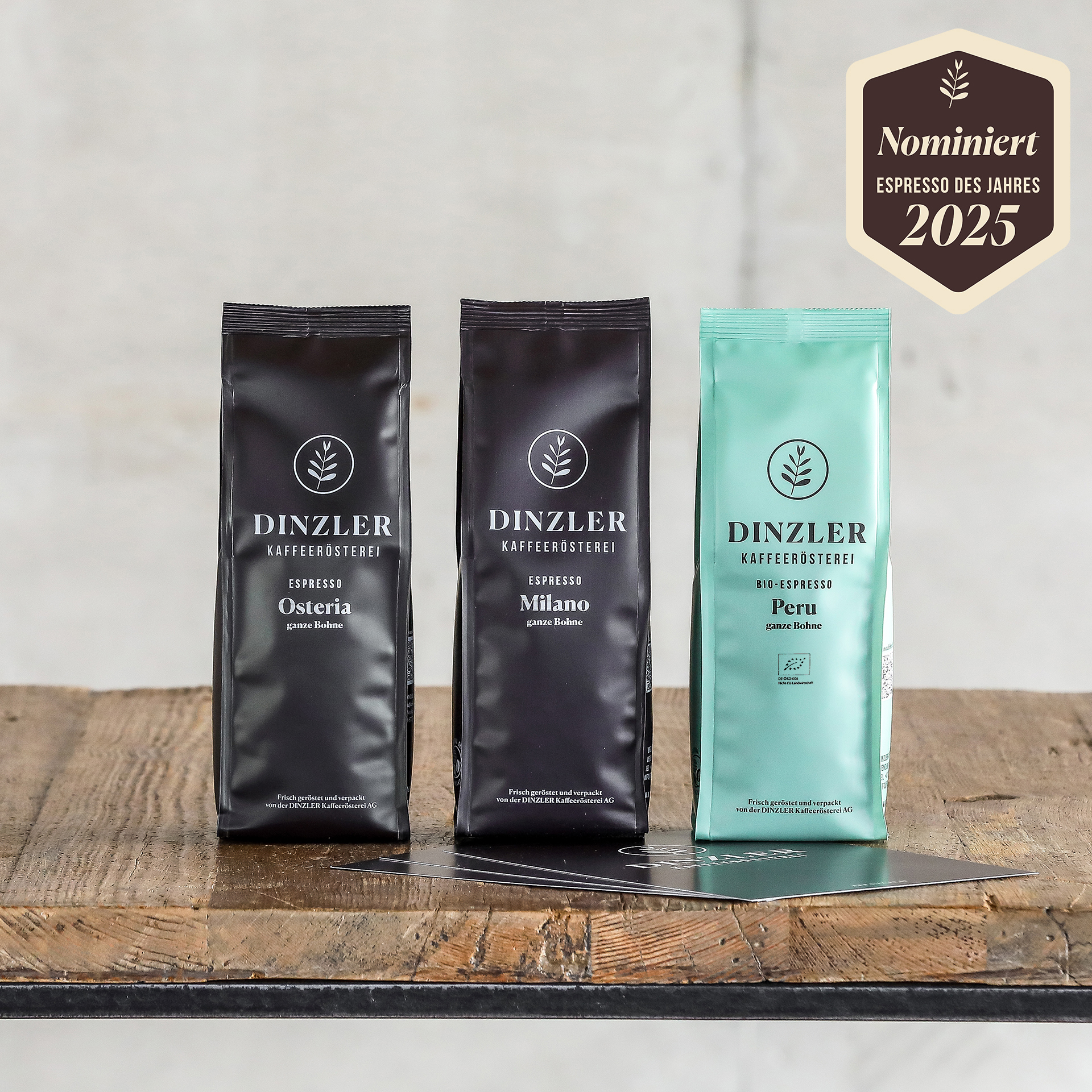 Testpaket DINZLER Espresso des Jahres 2025| DINZLER Kaffeerösterei