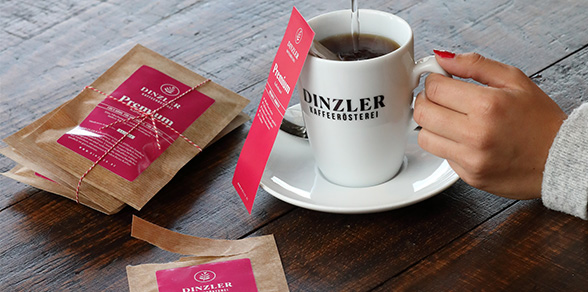 DINZLER Kaffeebeutel - Tassenfertig portioniert