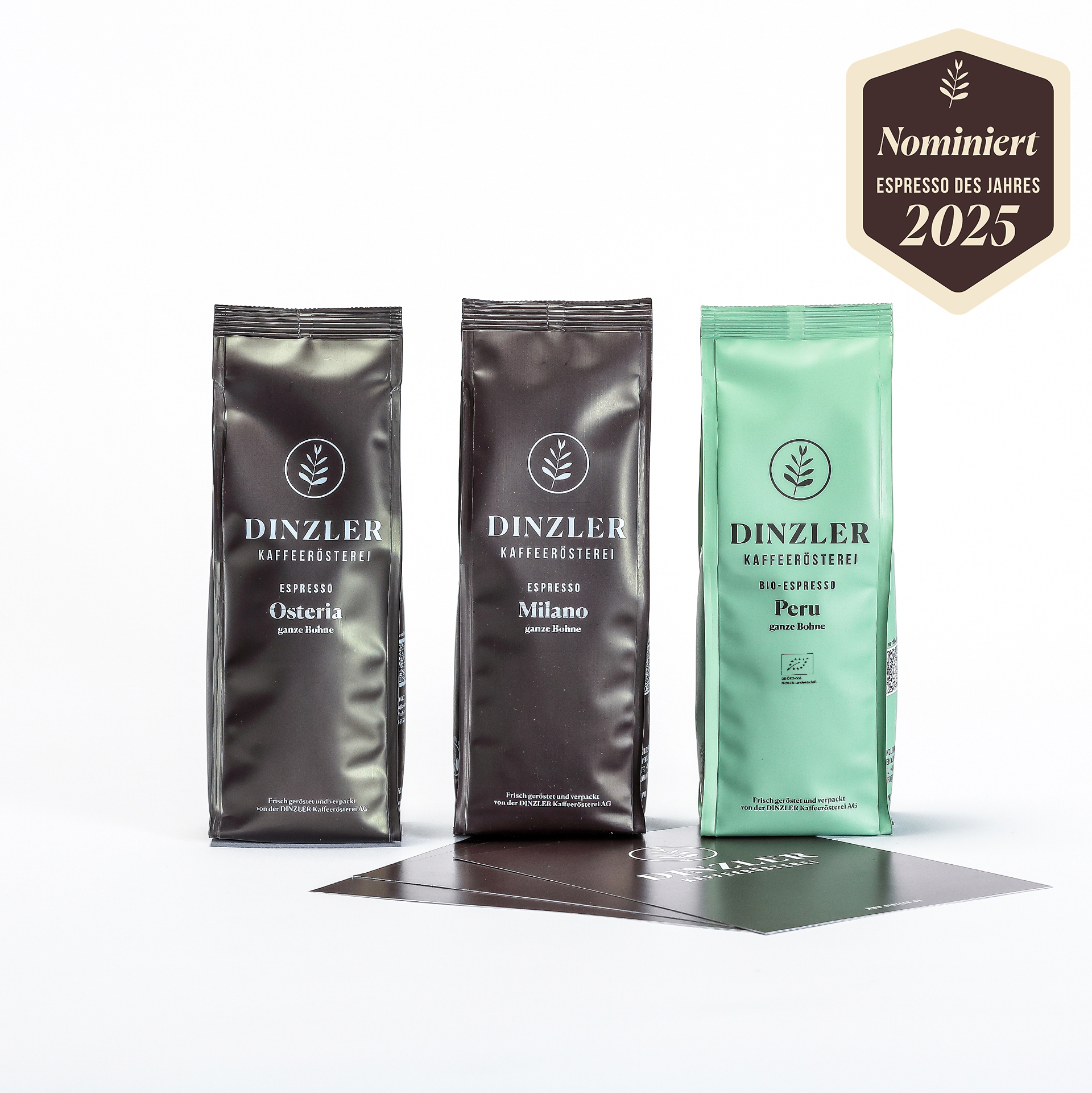 Testpaket DINZLER Espresso des Jahres 2025